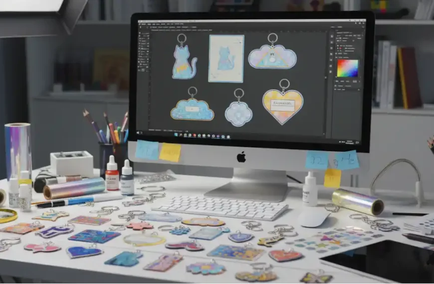 How to Design Custom Clear Acrylic Keychains on Vograce