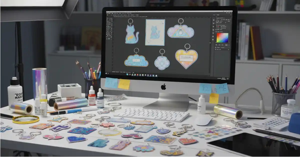 How to Design Custom Clear Acrylic Keychains on Vograce